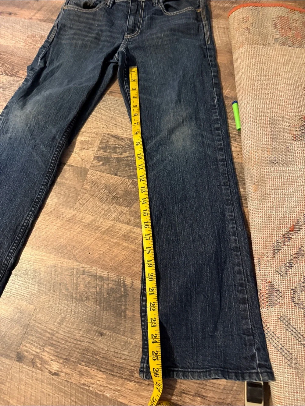 Kids Dark Blue Denim Jeans - Classic Stretch Fit